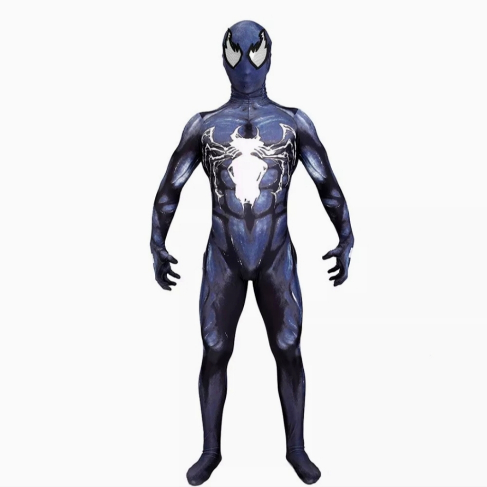 Men's Spider-Man Venom Jumpsuit Adult Halloween Cosplay Costume